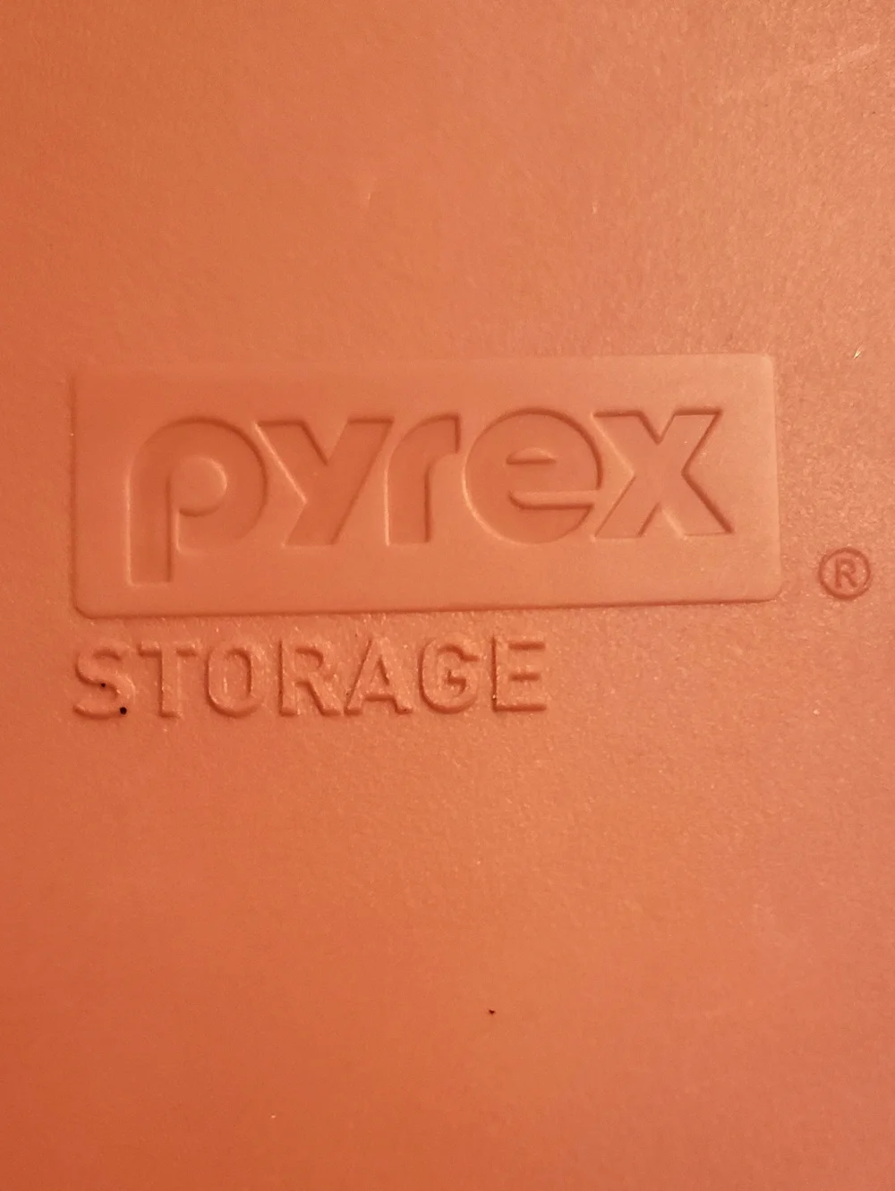 Vintage PYREX Set Of 2 Storage  Plastic Lids # 7210- PC, # 7214 - PC RED